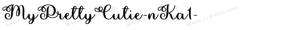 MyPrettyCutie-nKa1字体转换