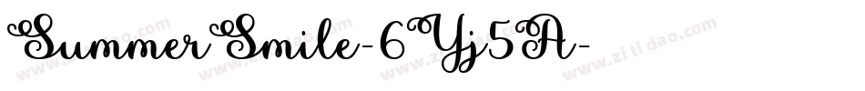 SummerSmile-6Yj5A字体转换