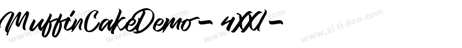 MuffinCakeDemo-4XXl字体转换