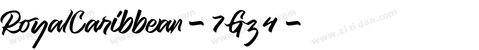 RoyalCaribbean-7Gz4字体转换