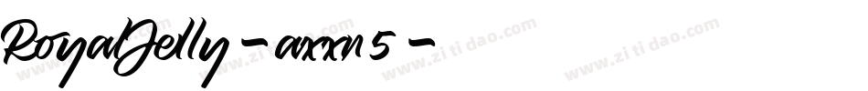 RoyalJelly-axxn5字体转换