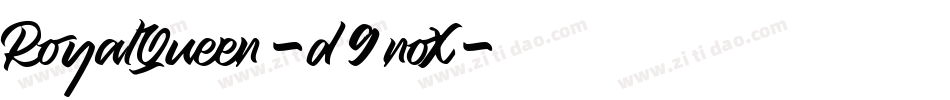 RoyalQueen-d9noX字体转换