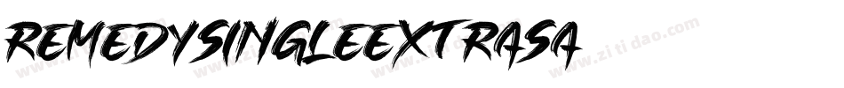 RemedySingleExtrasA字体转换