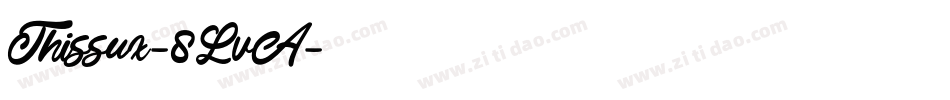 Thissux-8LvA字体转换