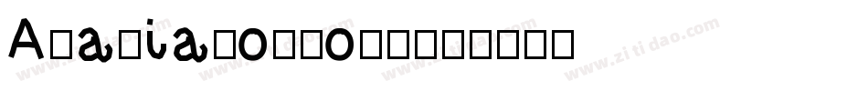 ArabiaConsole字体转换
