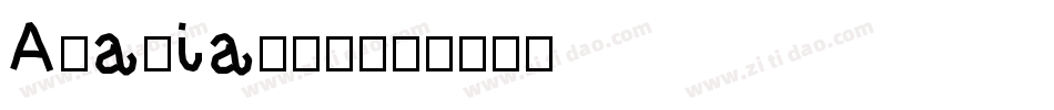 Arabia手机版字体转换