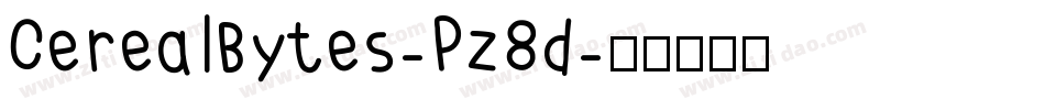 CerealBytes-Pz8d字体转换