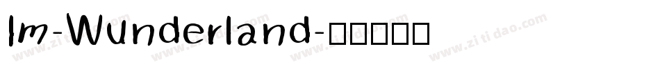 Im-Wunderland字体转换