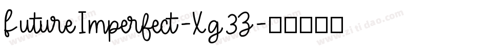 FutureImperfect-Xg3Z字体转换