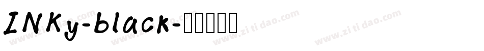 INKy-black字体转换