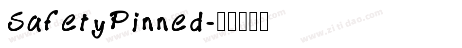 SafetyPinned字体转换