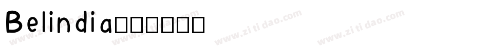 Belindia字体转换