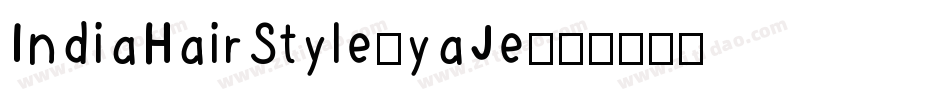 IndiaHairStyle-yaJe字体转换