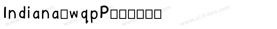 Indiana-wqpP字体转换