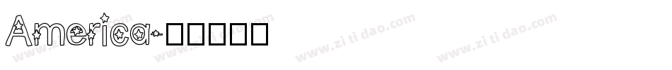 America字体转换