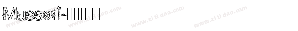 Mussati字体转换