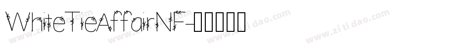 WhiteTieAffairNF字体转换