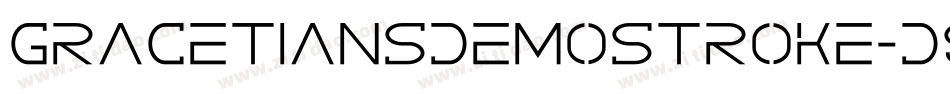 GracetiansDemoStroke-d9r8l字体转换 GracetiansDemoStroke-d9r8l字体转换