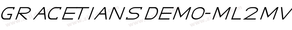 GracetiansDemo-mL2mV字体转换