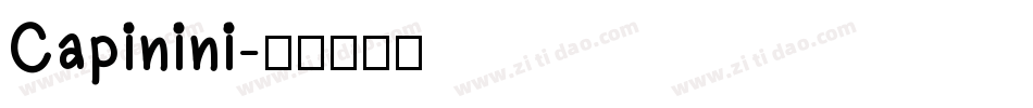 Capinini字体转换