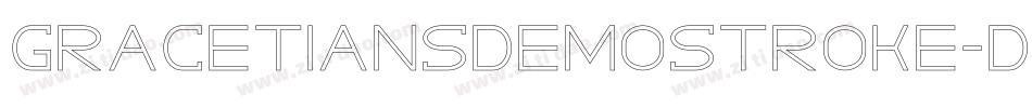 GracetiansDemoStroke-d9r8l字体转换 GracetiansDemoStroke-d9r8l字体转换