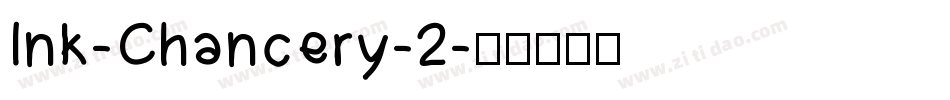Ink-Chancery-2字体转换