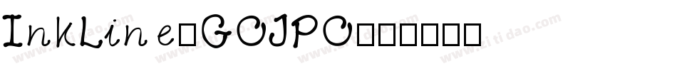 InkLine-GOJPO字体转换