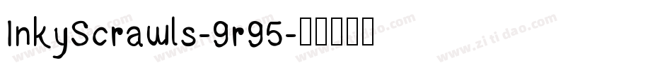InkyScrawls-9r95字体转换