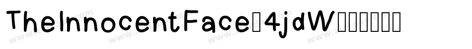 TheInnocentFace-4jdW字体转换