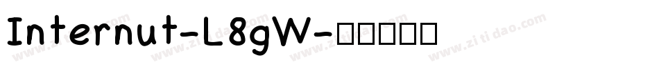 Internut-L8gW字体转换