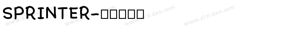 SPRINTER字体转换