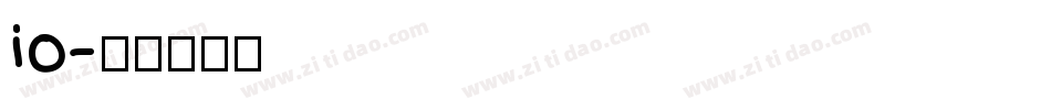 io字体转换