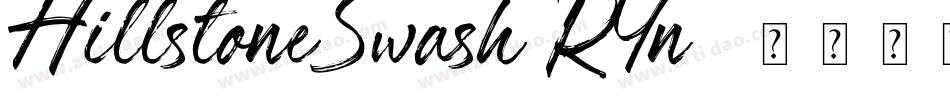 HillstoneSwash-RYn3字体转换