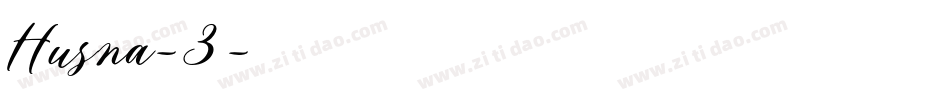 Husna-3字体转换