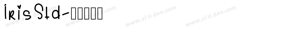 IrisStd字体转换