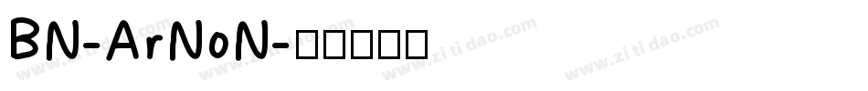 BN-ArNoN字体转换