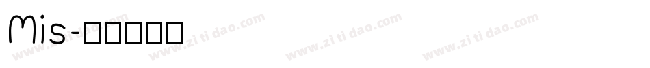 Mis字体转换