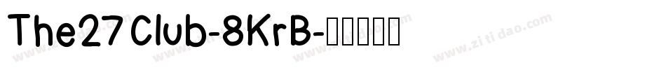 The27Club-8KrB字体转换