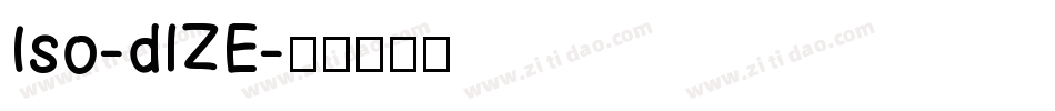 Iso-dlZE字体转换