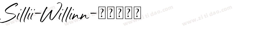 Sillii-Willinn字体转换