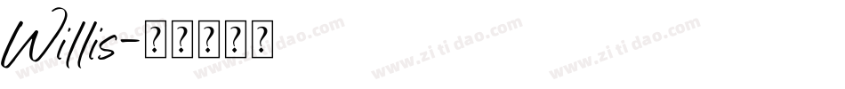 Willis字体转换