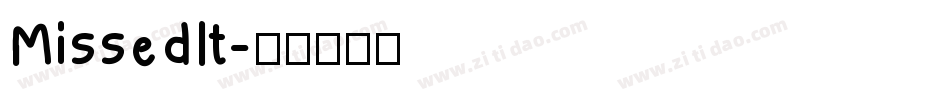 MissedIt字体转换