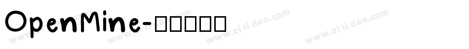 OpenMine字体转换
