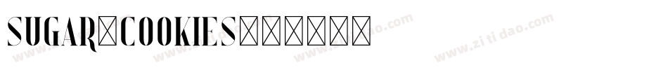 SUGAR-COOKIES字体转换