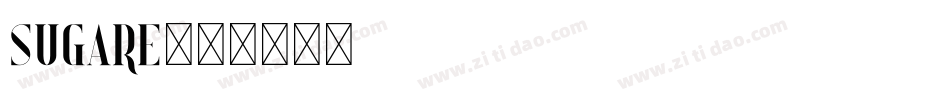 SUGARE字体转换