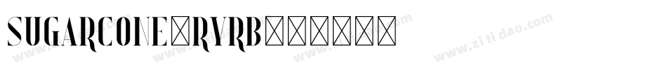 Sugarcone-rYRB字体转换