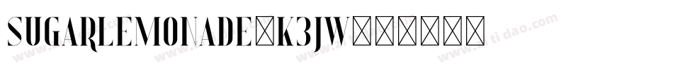 Sugarlemonade-K3JW字体转换