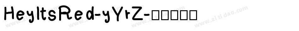 HeyItsRed-yYrZ字体转换