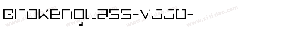Brokenglass-vJJO字体转换