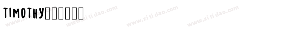 Timothy字体转换